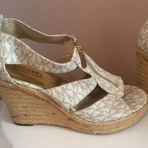 Lightly Worn Michael Kors wedges